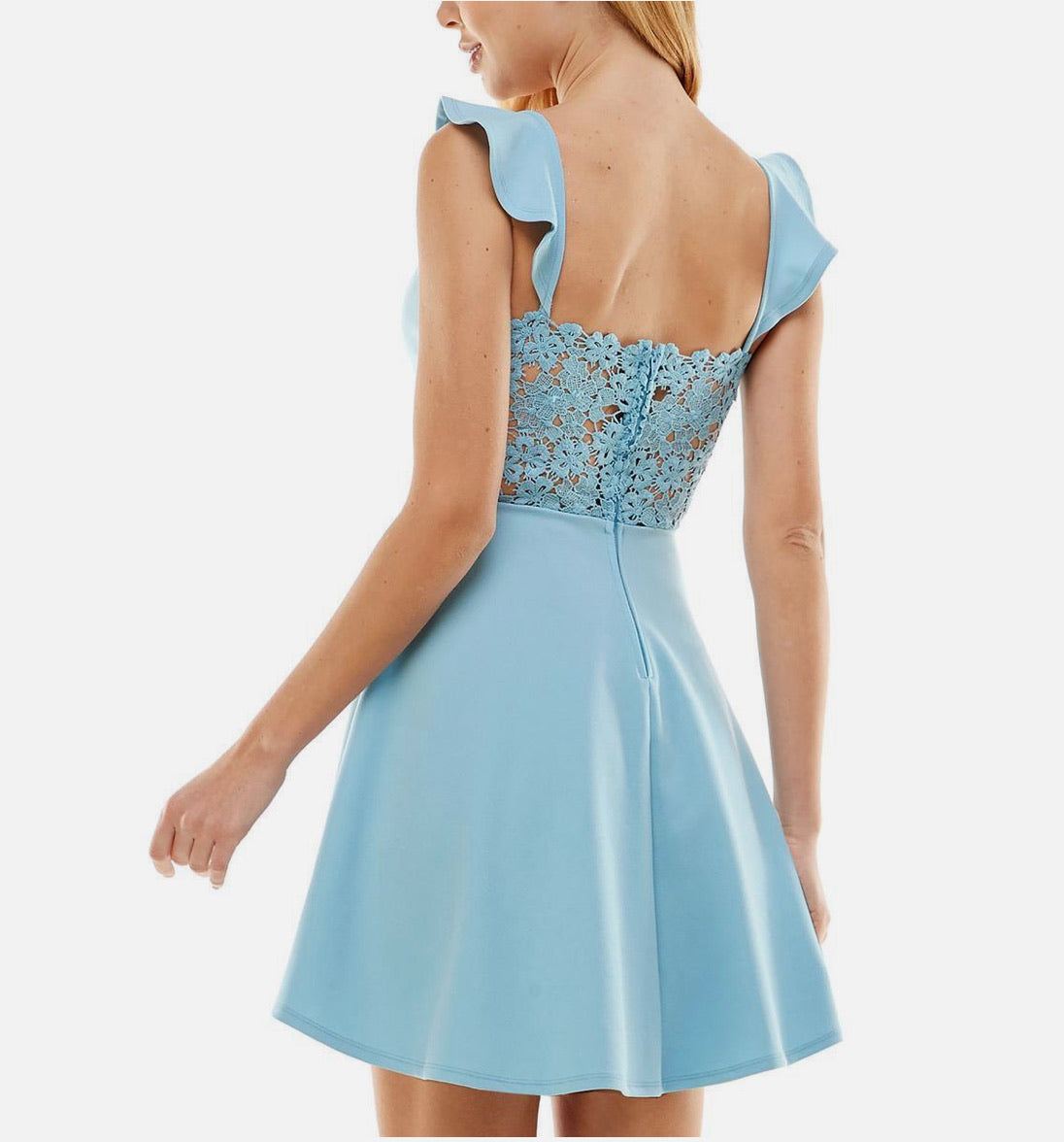 Graceful Light Blue Dress
